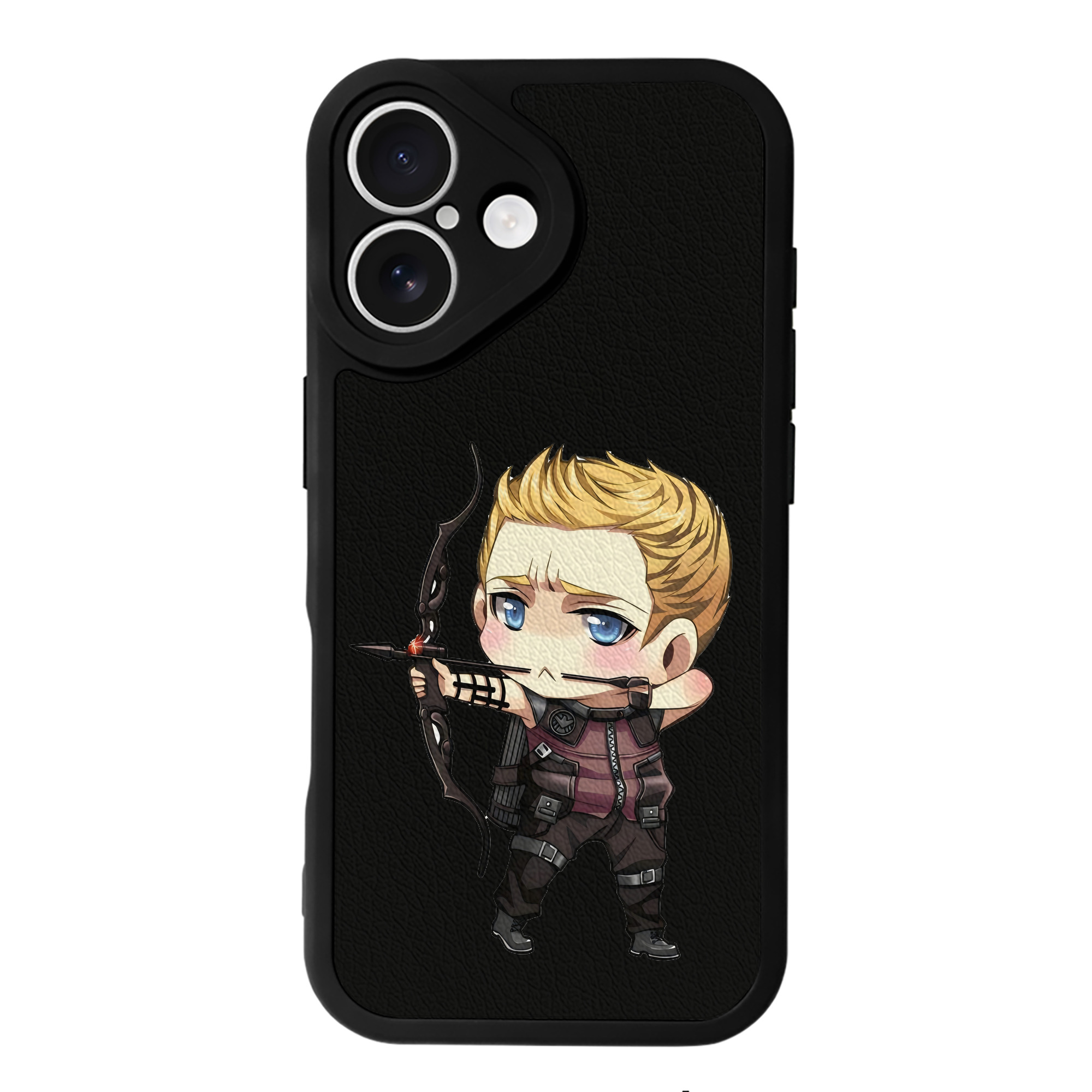（画像用） アベンジャーズ The Avengers 【iPhone 16シリーズ対応】シリコンスマホケース（レザー調） 材質：シリコン